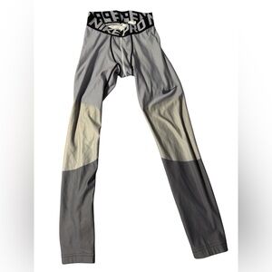 Nike Pro Black and Gray Leggings